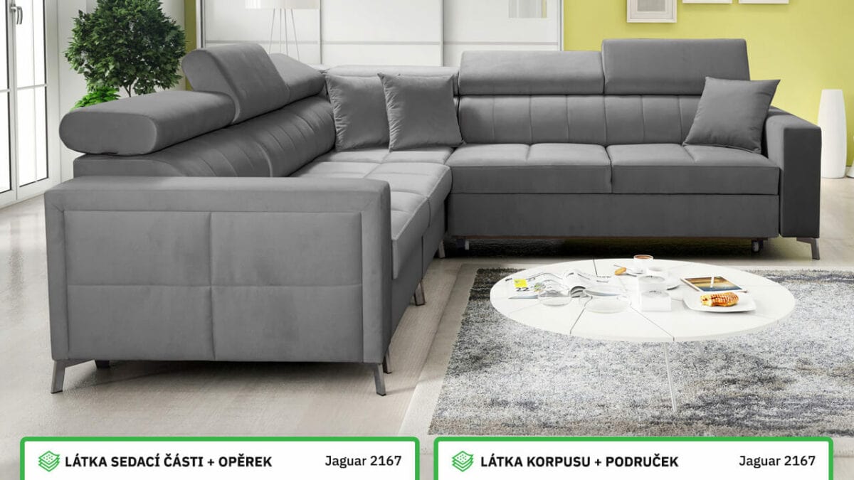 Rohová sedací souprava SIIDE IV Barevné provedení