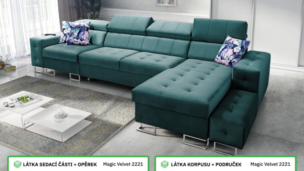Rohová sedací souprava HEMILTON XI Barevné provedení