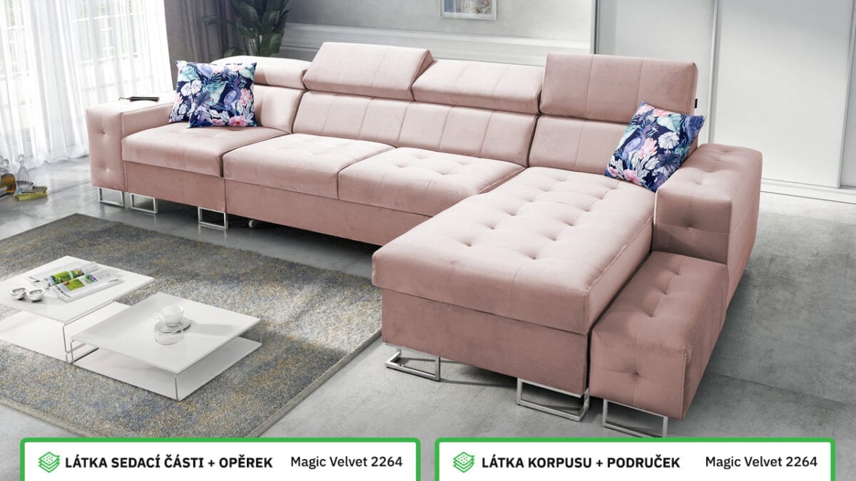 Rohová sedací souprava HEMILTON XI Barevné provedení