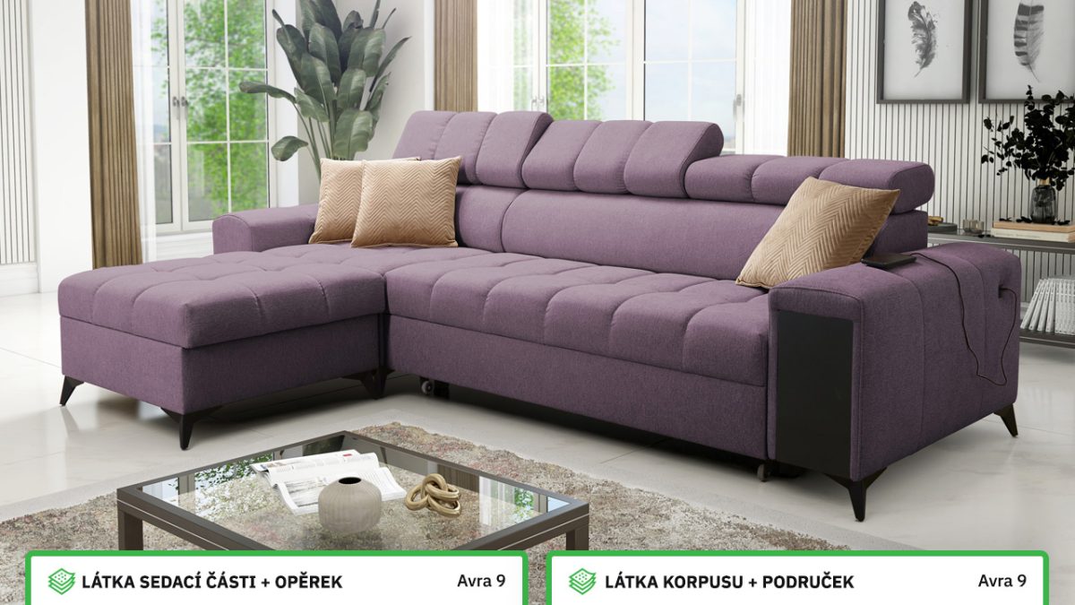 Rohová sedací souprava GRECCO I MINI Barevné provedení