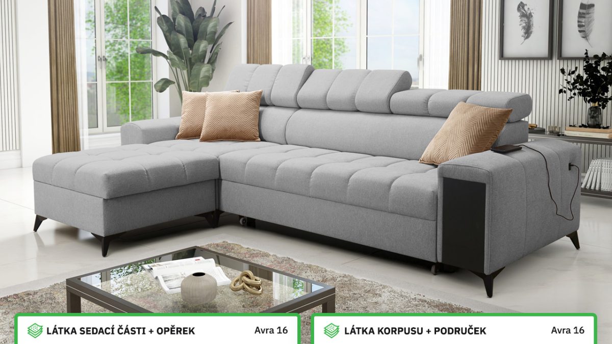 Rohová sedací souprava GRECCO I MINI Barevné provedení