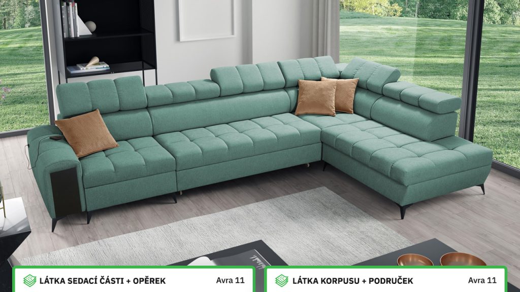 Rohová sedací souprava GRECCO XI Barevné provedení