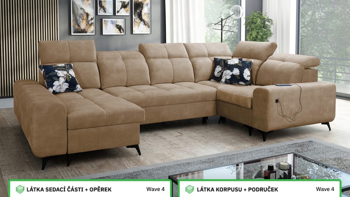 Sedací souprava GOLD IV Barevné provedení