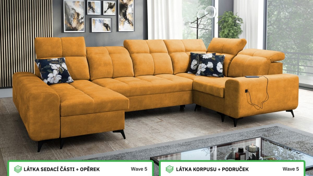Sedací souprava GOLD IV Barevné provedení