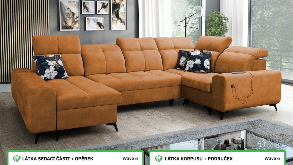 Sedací souprava GOLD IV Barevné provedení