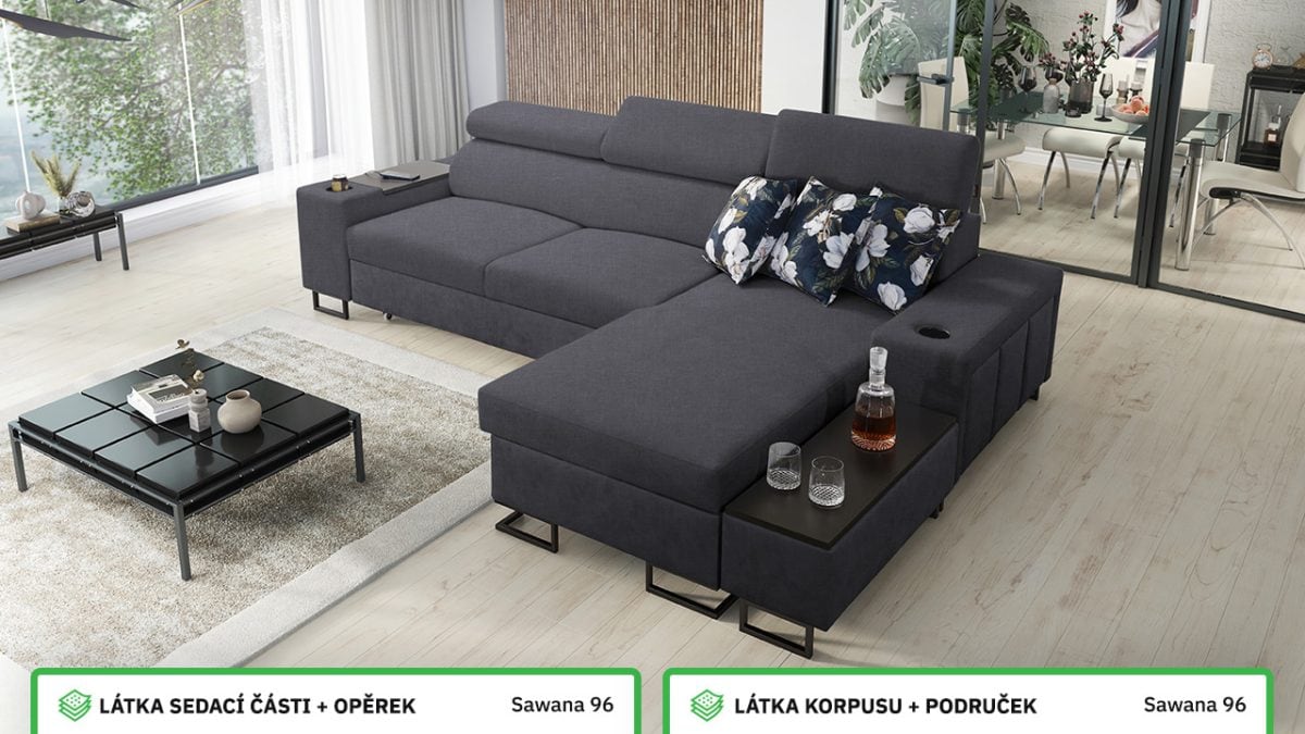 Rohová sedací souprava MELODIA I MINI Barevné provedení