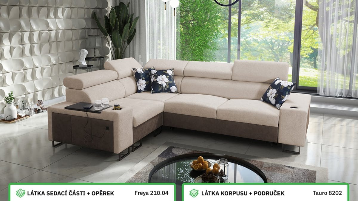 Rohová sedací souprava MELODIA II Barevné provedení