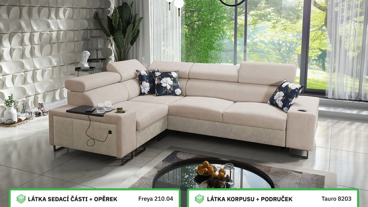 Rohová sedací souprava MELODIA II Barevné provedení