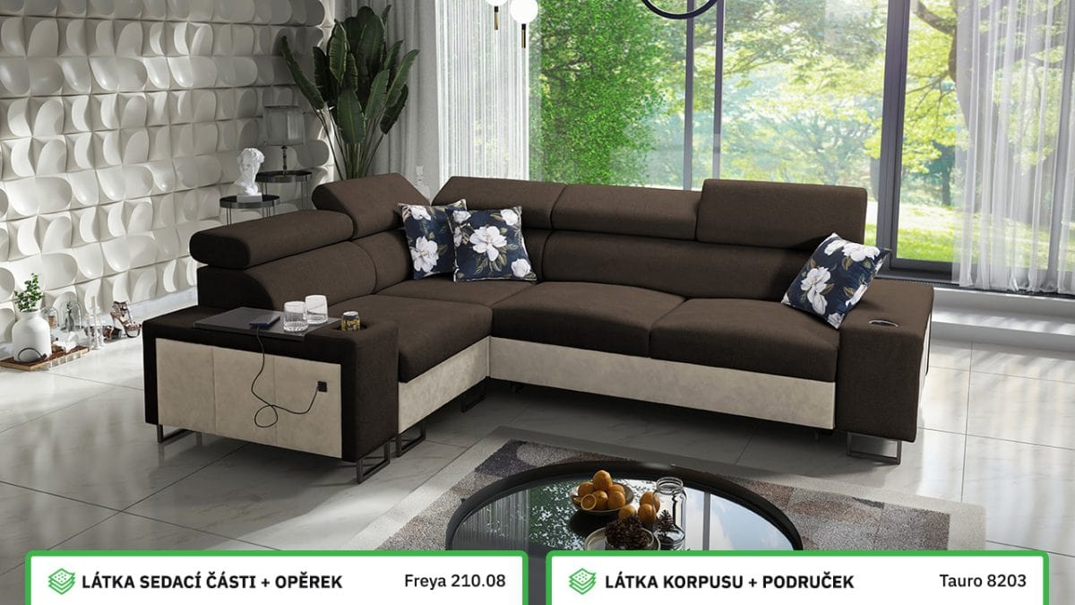 Rohová sedací souprava MELODIA II Barevné provedení
