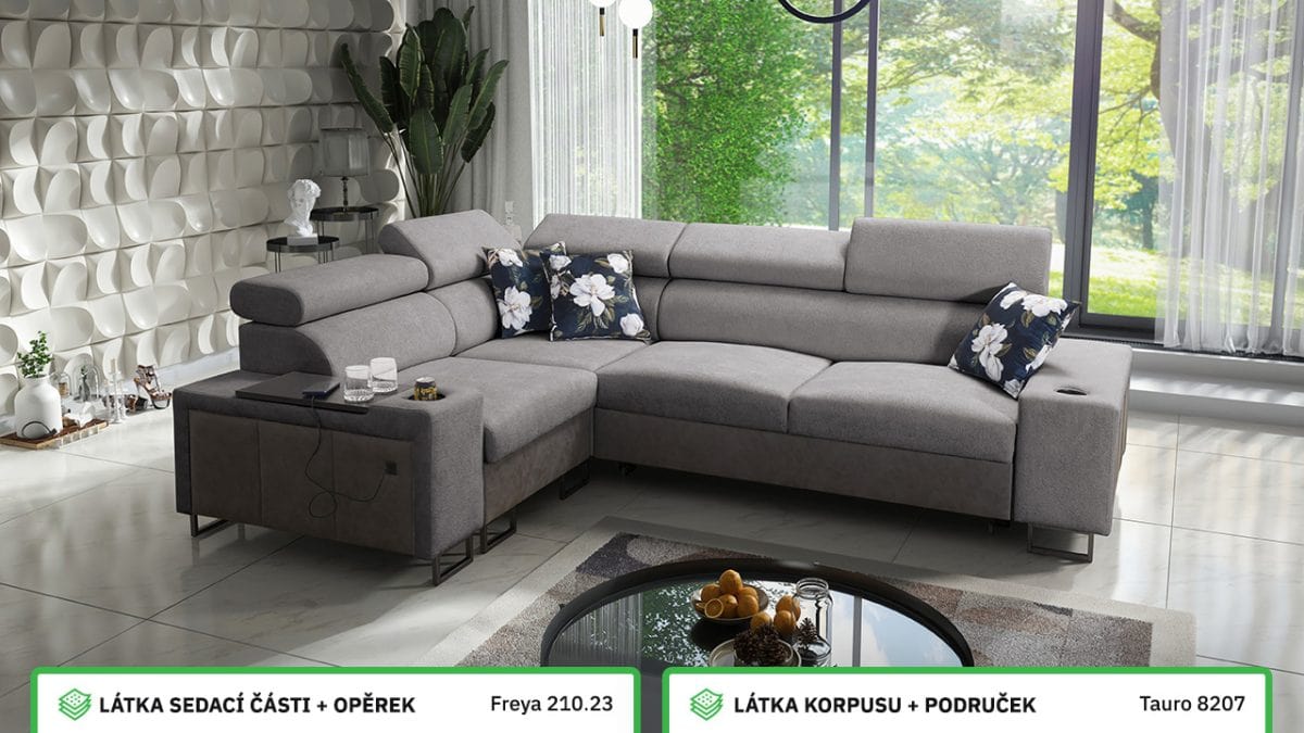 Rohová sedací souprava MELODIA II Barevné provedení