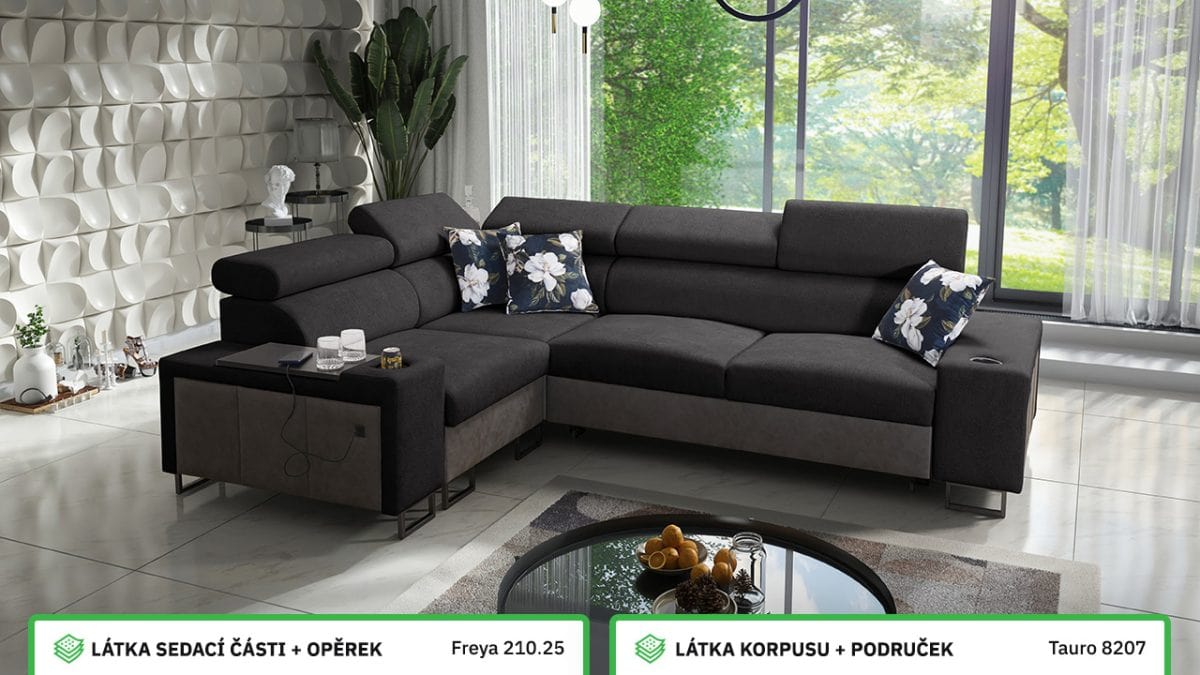 Rohová sedací souprava MELODIA II Barevné provedení