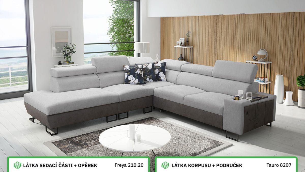 Rohová sedací souprava MELODIA IX Barevné provedení