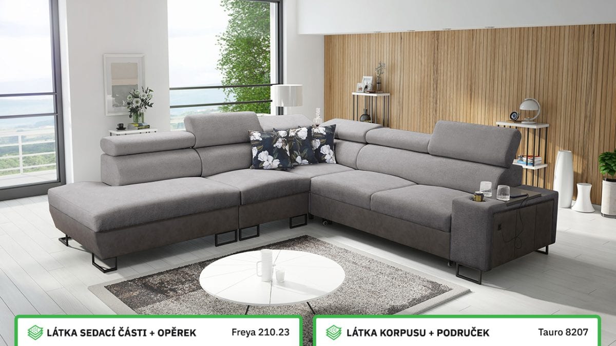 Rohová sedací souprava MELODIA IX Barevné provedení