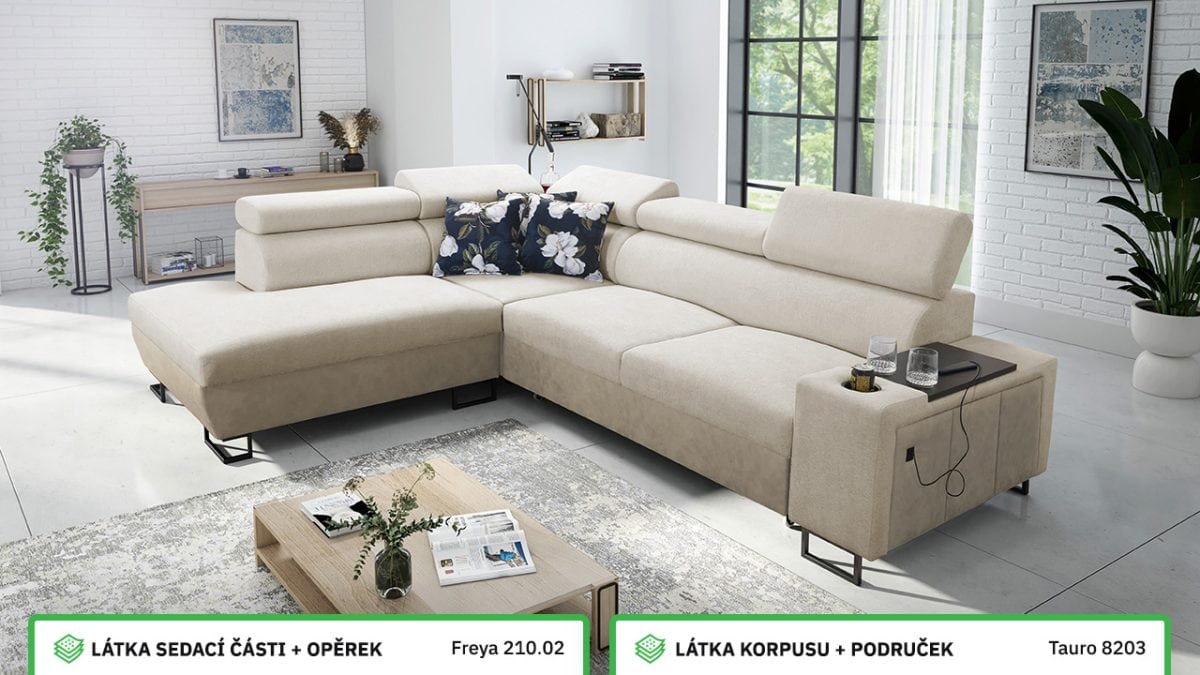 Rohová sedací souprava MELODIA VII Barevné provedení