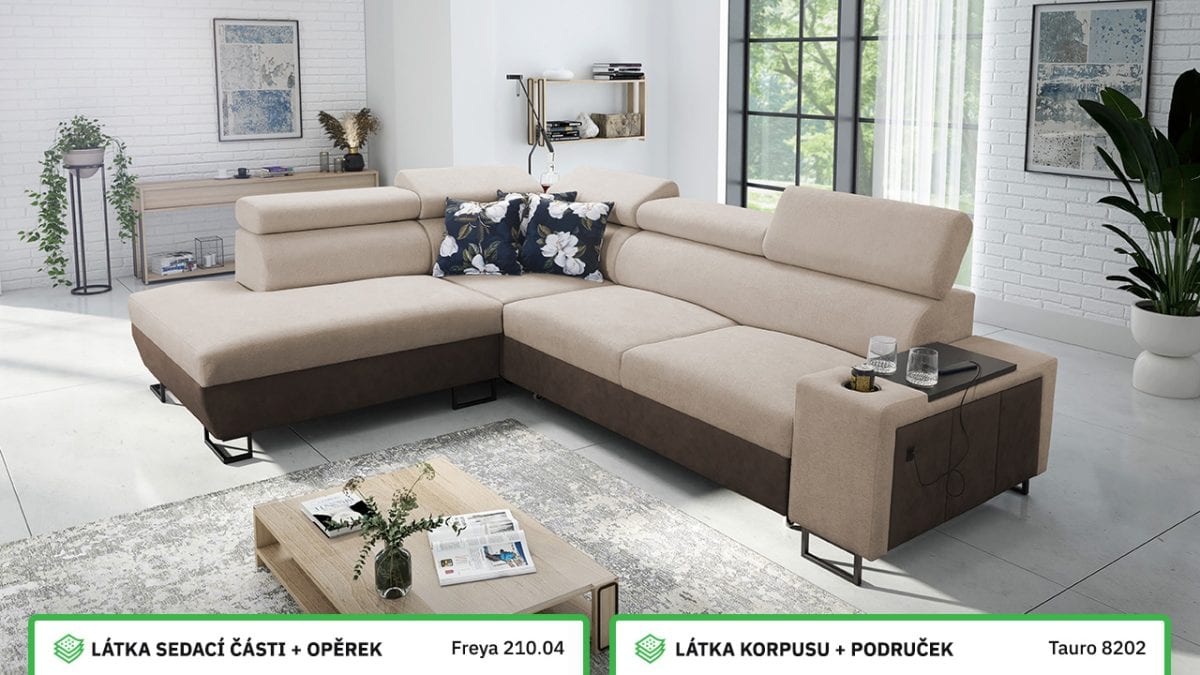 Rohová sedací souprava MELODIA VII Barevné provedení