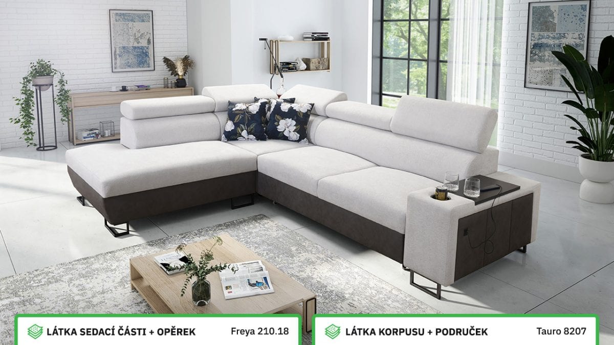 Rohová sedací souprava MELODIA VII Barevné provedení