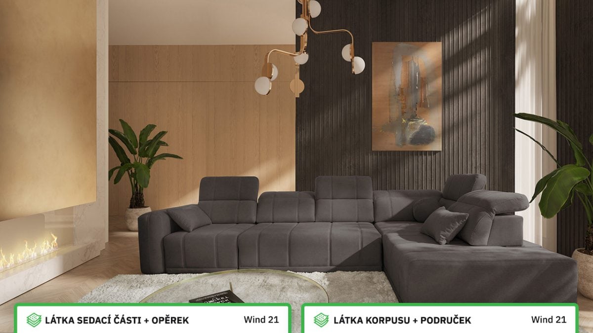 Rohová sedací souprava RAVELI XI Barevné provedení