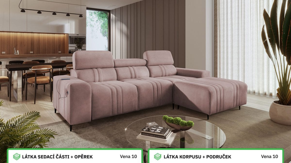 Rohová sedací souprava FABIO I Barevné provedení