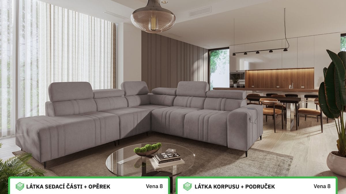 Rohová sedací souprava FABIO IX Barevné provedení