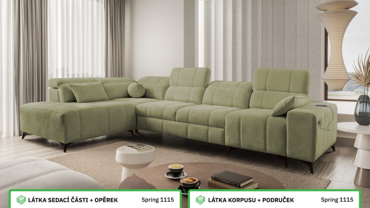 Rohová sedací souprava DAFFY XI Barevné provedení